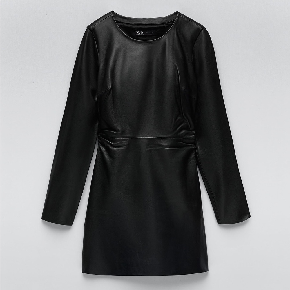 Leather dress